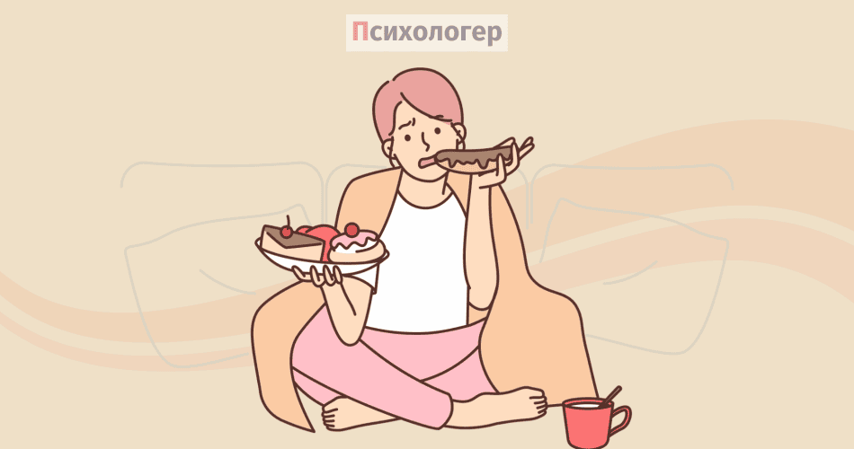 Переїдання та заїдання стресу